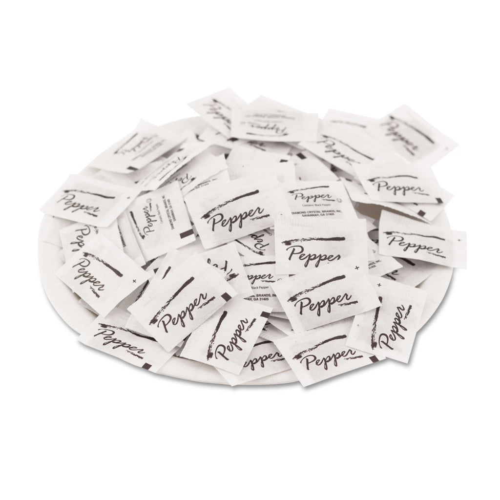 Pepper Packets, 0.1 grams, 3,000/Carton
