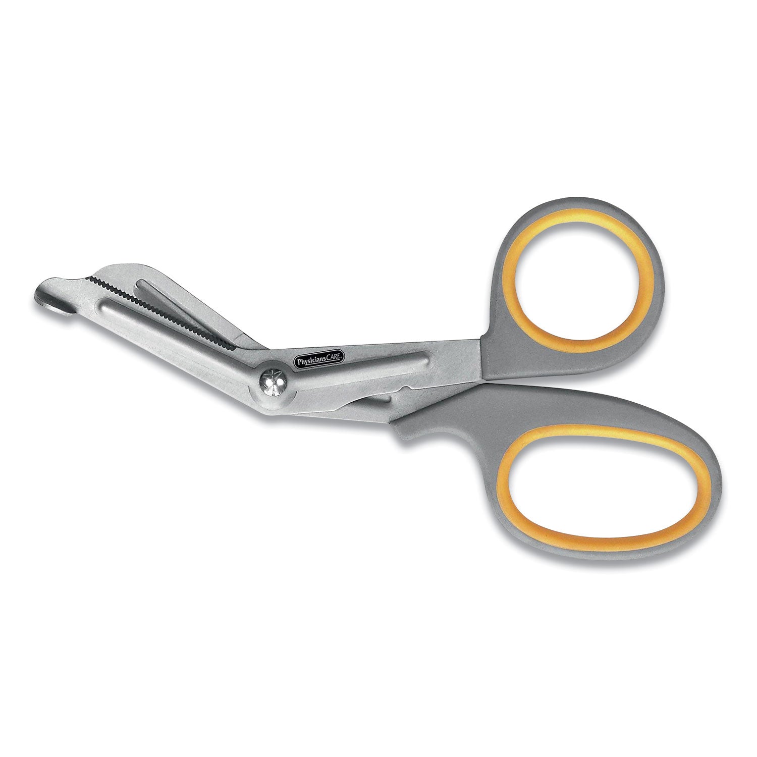 titanium-bonded-angled-medical-shears-7-long-3-cut-length-gray-yellow-offset-handle_fao90292 - 1