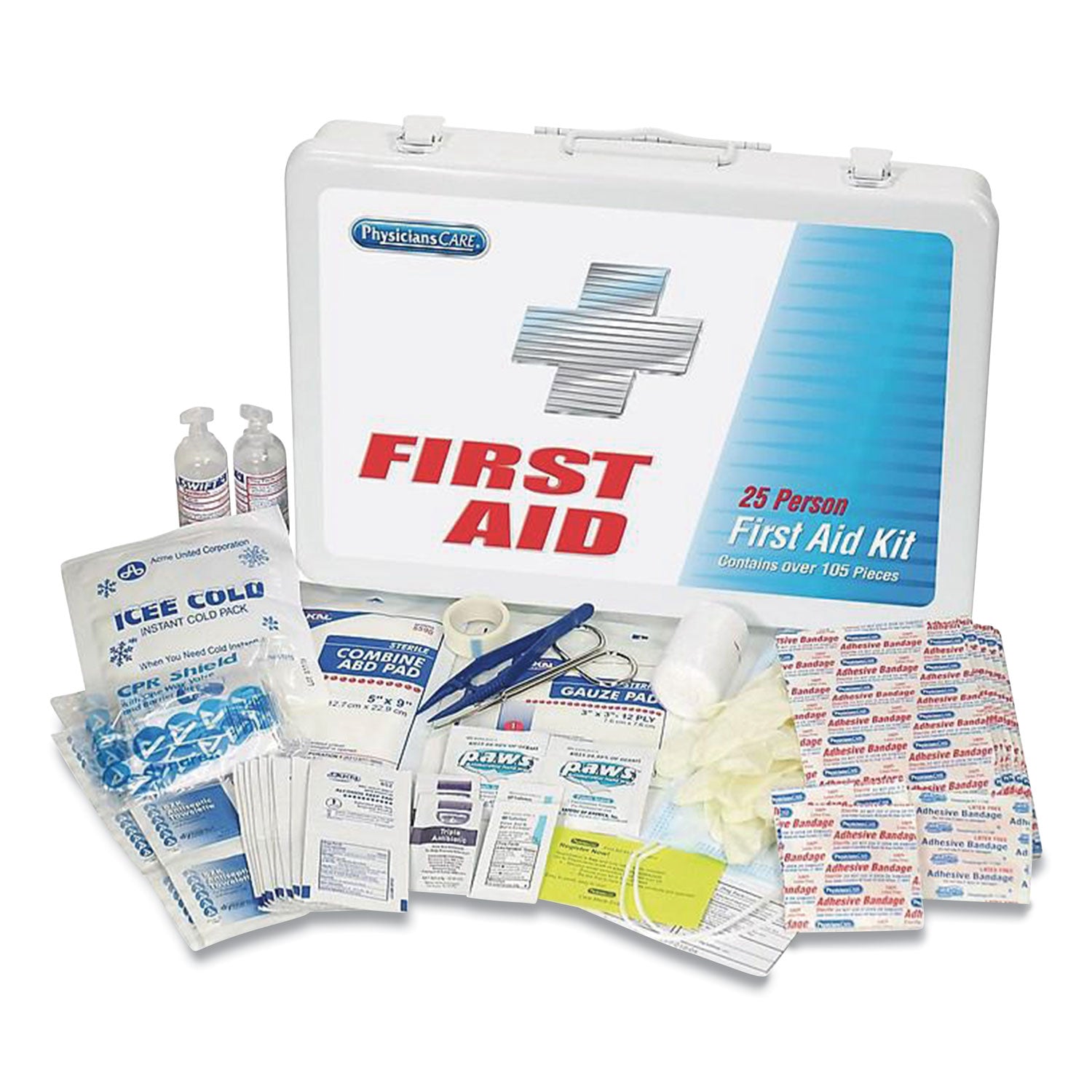 first-aid-kit-for-up-to-25-people-125-pieces-metal-case_phy90175001 - 1