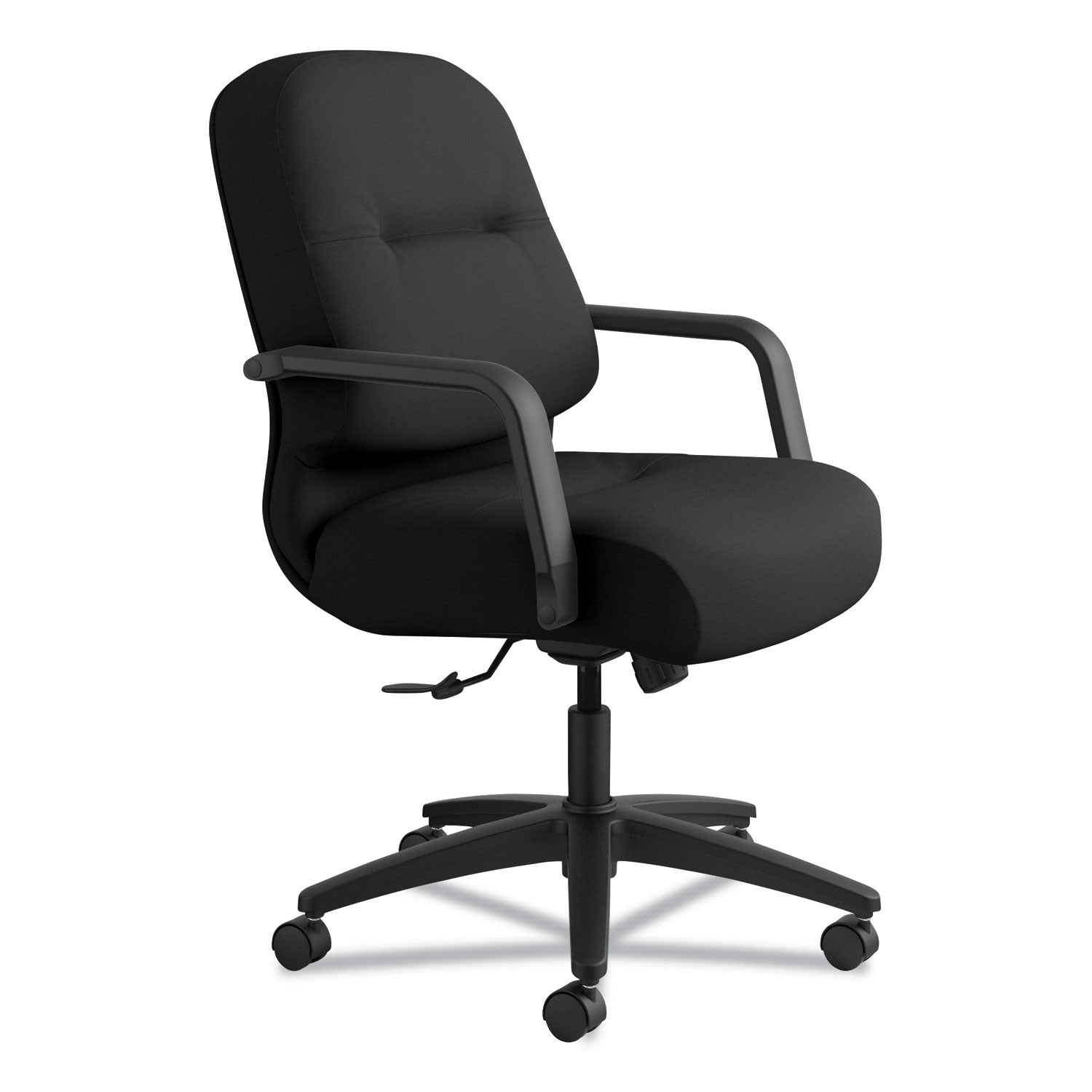 pillow-soft-2090-series-managerial-mid-back-swivel-tilt-chair-supports-up-to-300-lb-17-to-21-seat-height-black_hon2092cu10t - 2