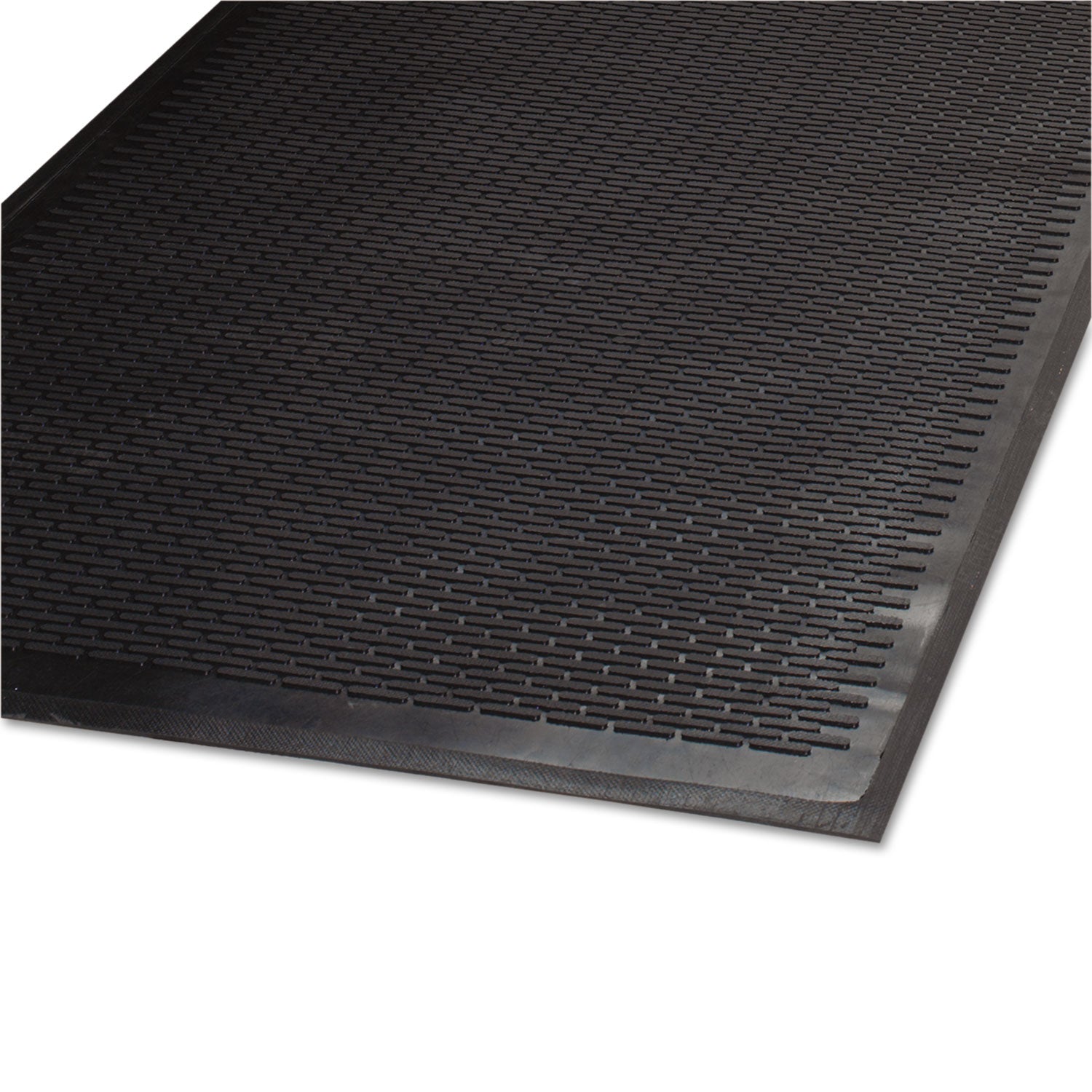 Clean Step Outdoor Rubber Scraper Mat, Polypropylene, 36 x 60, Black - 