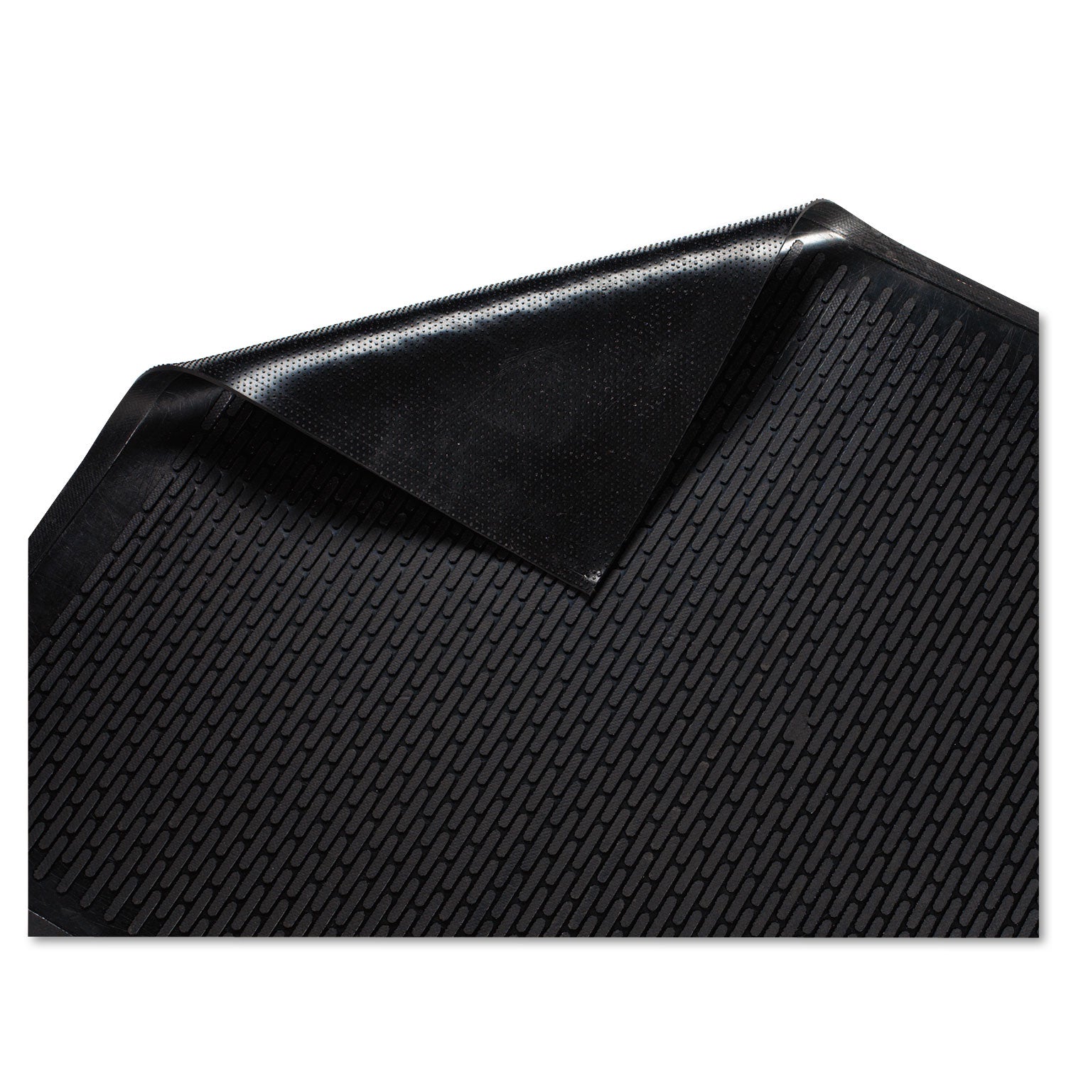 Clean Step Outdoor Rubber Scraper Mat, Polypropylene, 36 x 60, Black - 