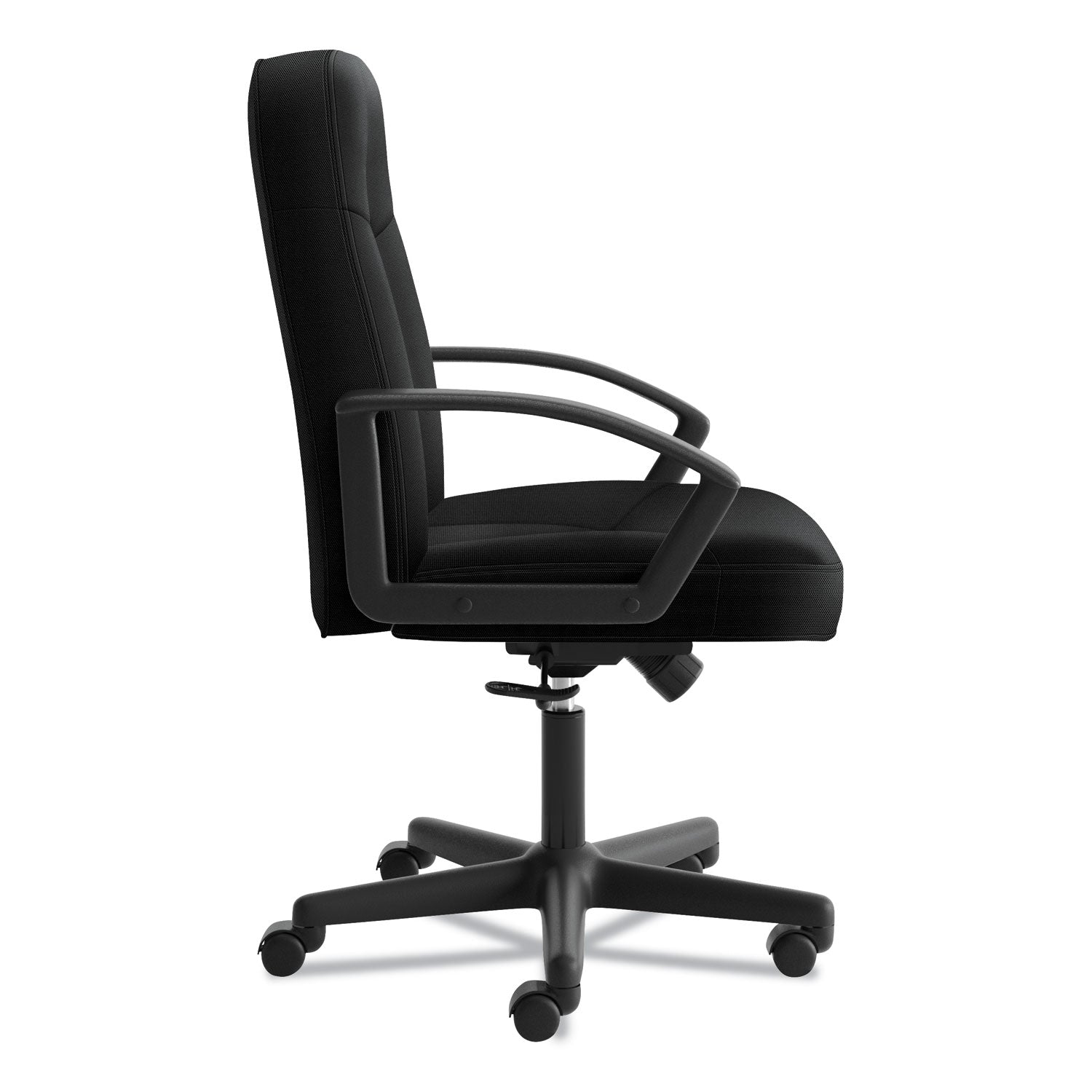 HVL601 Series Executive High-Back Chair, Supports Up to 250 lb, 17.44" to 20.94" Seat Height, Black - 