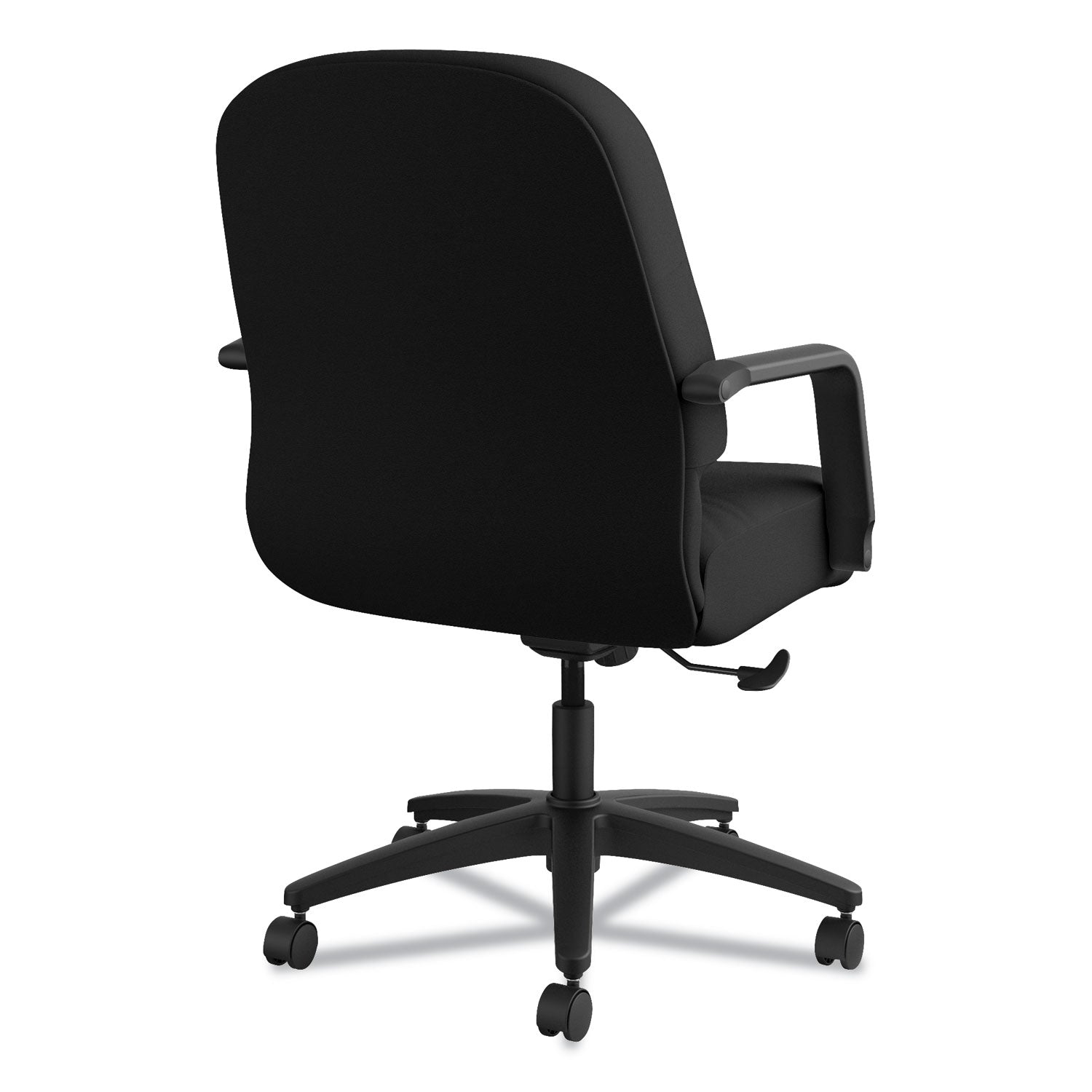 Pillow-Soft 2090 Series Managerial Mid-Back Swivel/Tilt Chair, Supports Up to 300 lb, 17" to 21" Seat Height, Black