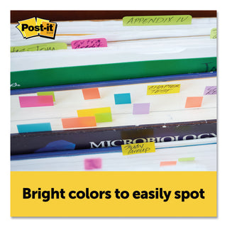 Page Flag Markers, Assorted Bright Colors, 50 Sheets/Pad, 10 Pads/Pack - 