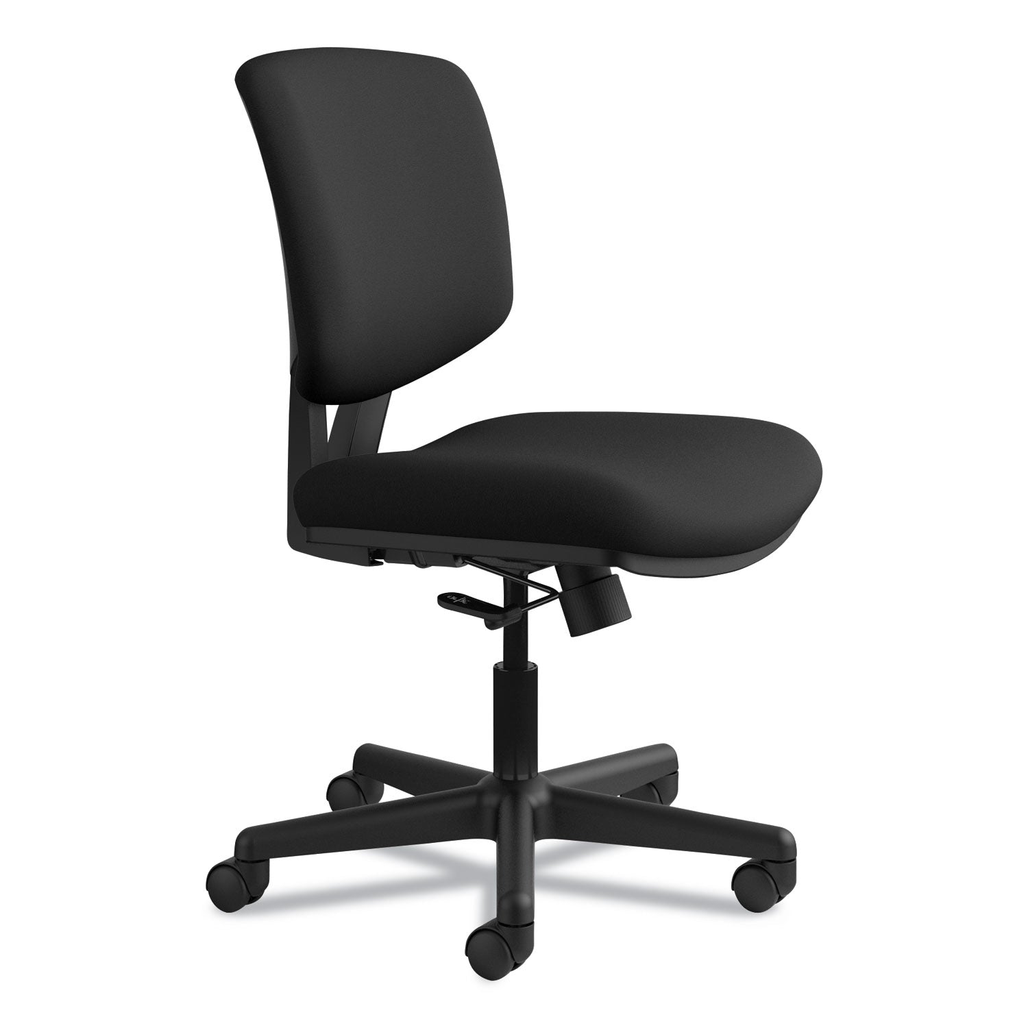 Volt Series Task Chair, Supports Up to 250 lb, 18" to 22.25" Seat Height, Black - 