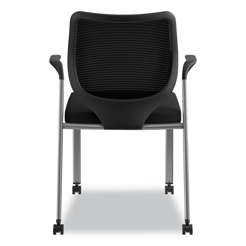 nucleus-series-multipurpose-stacking-chair-with-ilira-stretch-m4-back-supports-up-to-300-lb-black-seat-back-platinum-base_honn606hcu10t1 - 7