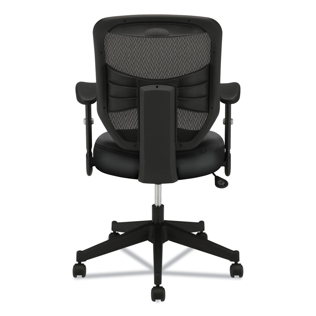VL531 Mesh High-Back Task Chair with Adjustable Arms, Supports Up to 250 lb, 18" to 22" Seat Height, Black