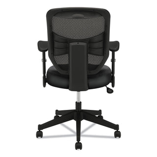 VL531 Mesh High-Back Task Chair with Adjustable Arms, Supports Up to 250 lb, 18" to 22" Seat Height, Black