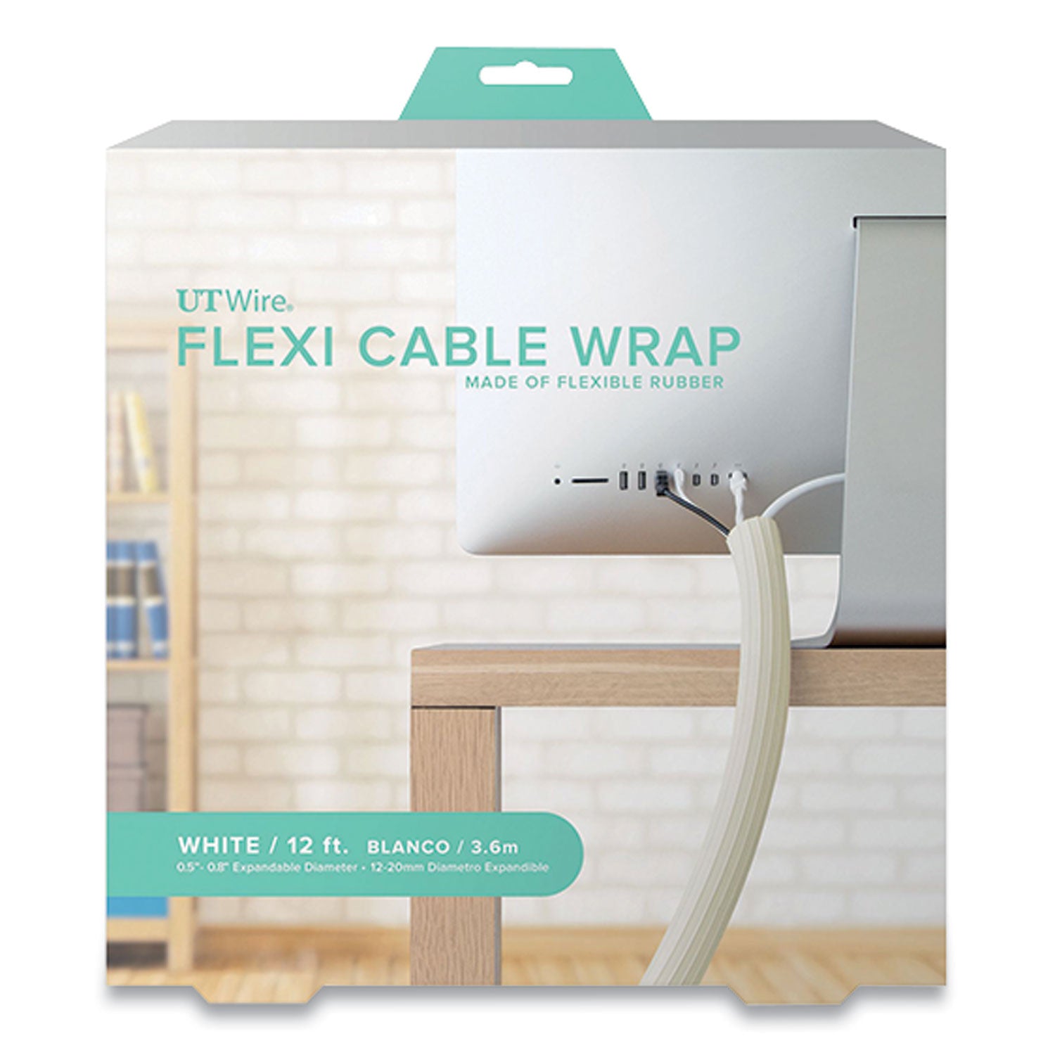 flexi-cable-wrap-05-to-1-x-12-ft-white_rboutwfcw12wh - 1