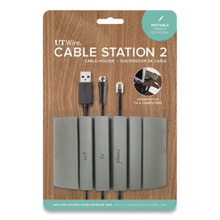 Cable Station 2, 4.75" x 2.75" Gray