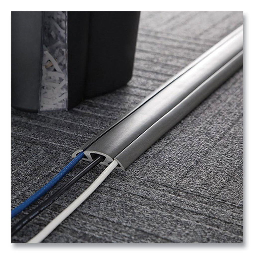 Cord Protector and Concealer, 2.6" x 5 ft, Gray