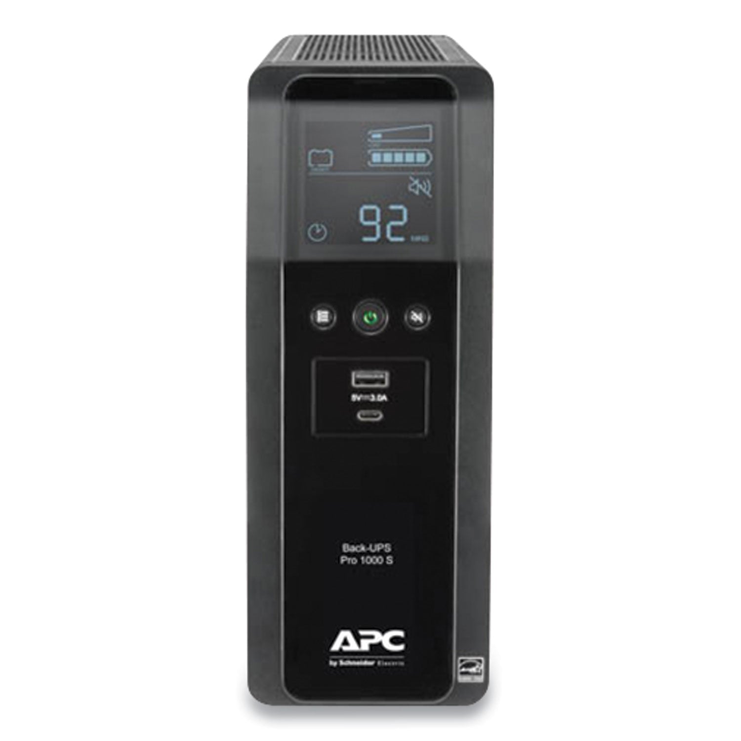 BR1000MS Back-UPS PRO BR Series SineWave Battery Backup System, 10 Outlets, 1,000 VA, 1,080 J