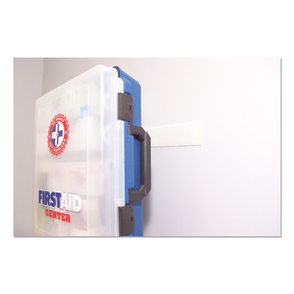 Sticky-Back Fasteners, Removable Adhesive, 0.75" x 30 ft, White