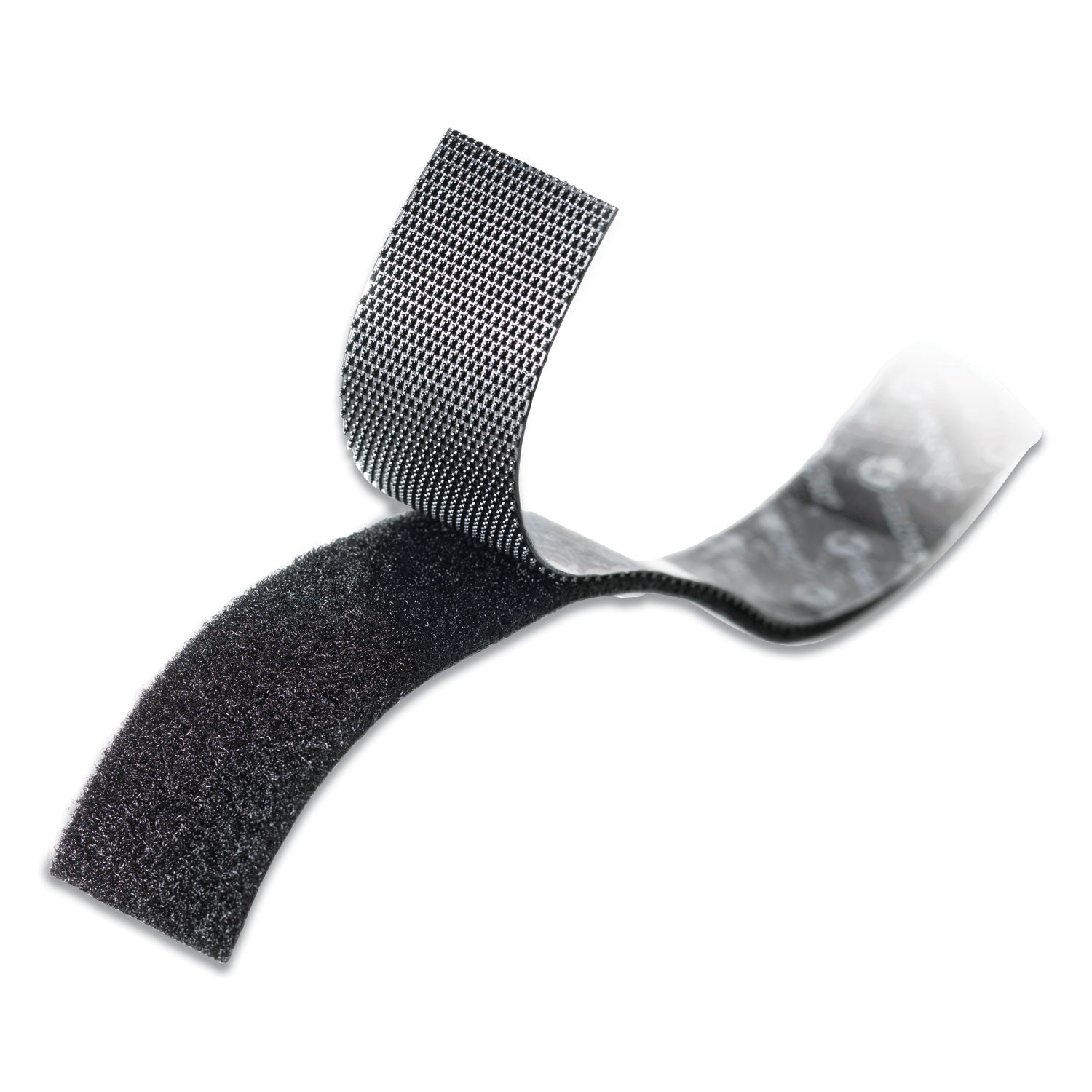 Low-Profile Industrial-Strength Heavy-Duty Fasteners, 1" x 10 ft, Black