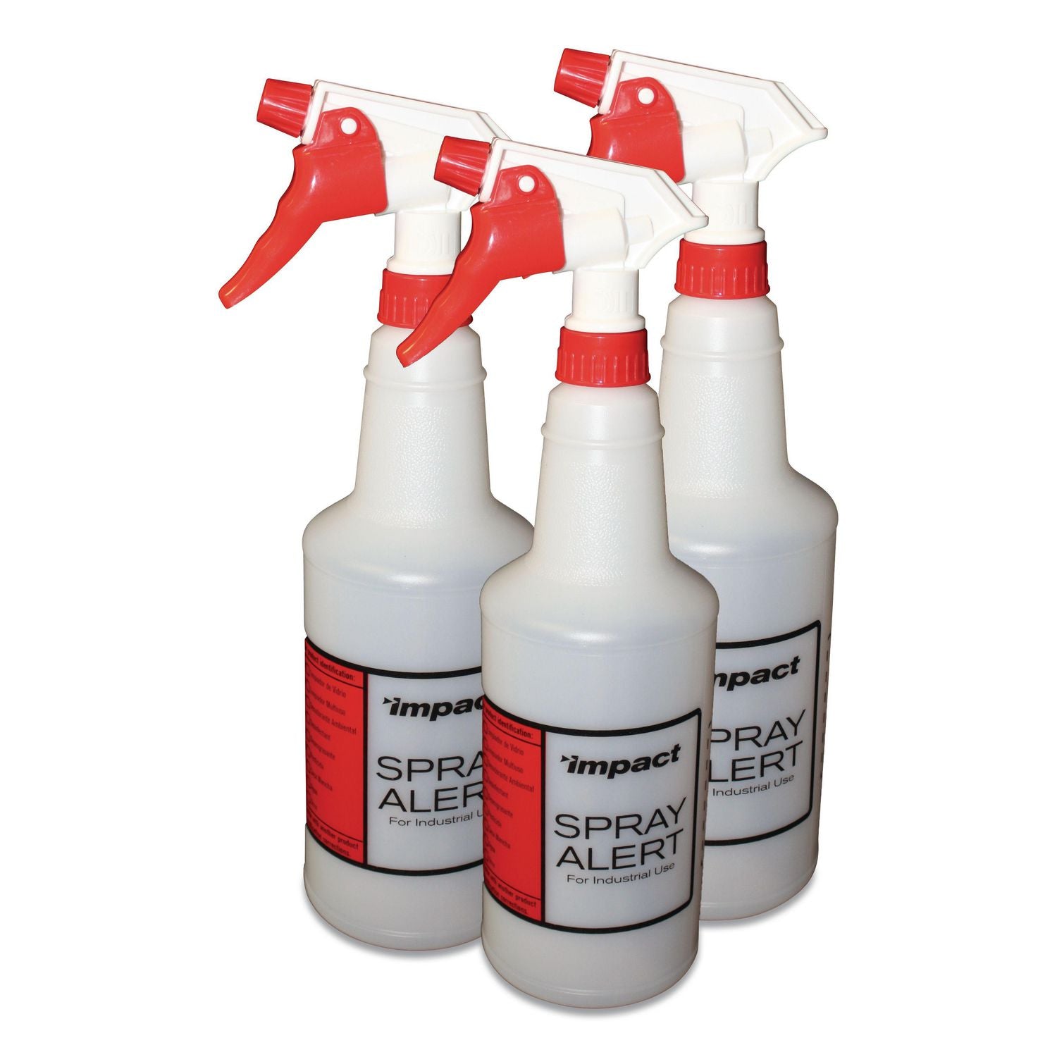 Spray Alert System, 32 oz, Natural with White/White Sprayer, 24/Carton - 1