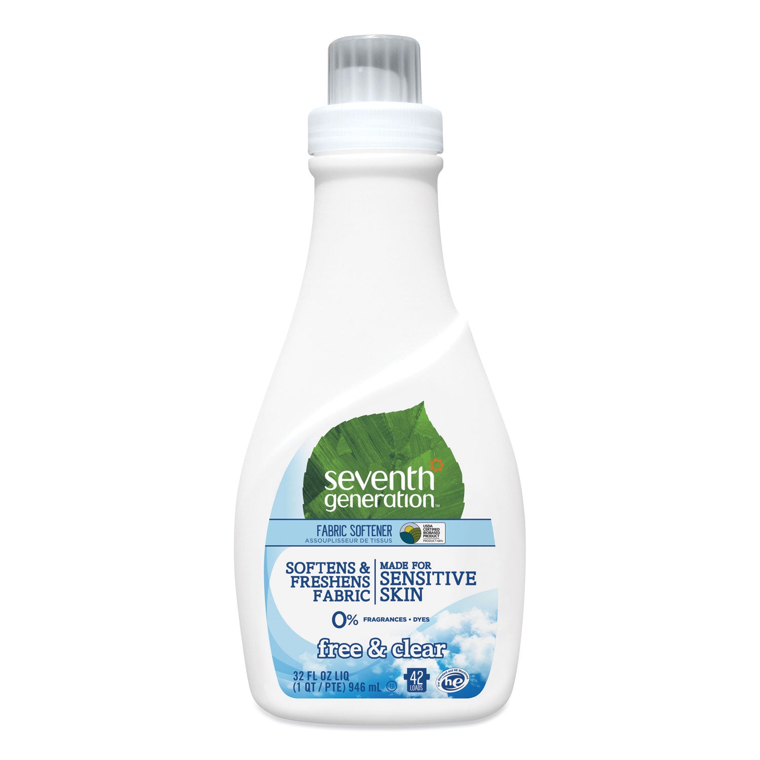 natural-liquid-fabric-softener-free-and-clear-unscented-32-oz-bottle_sev22833ea - 1