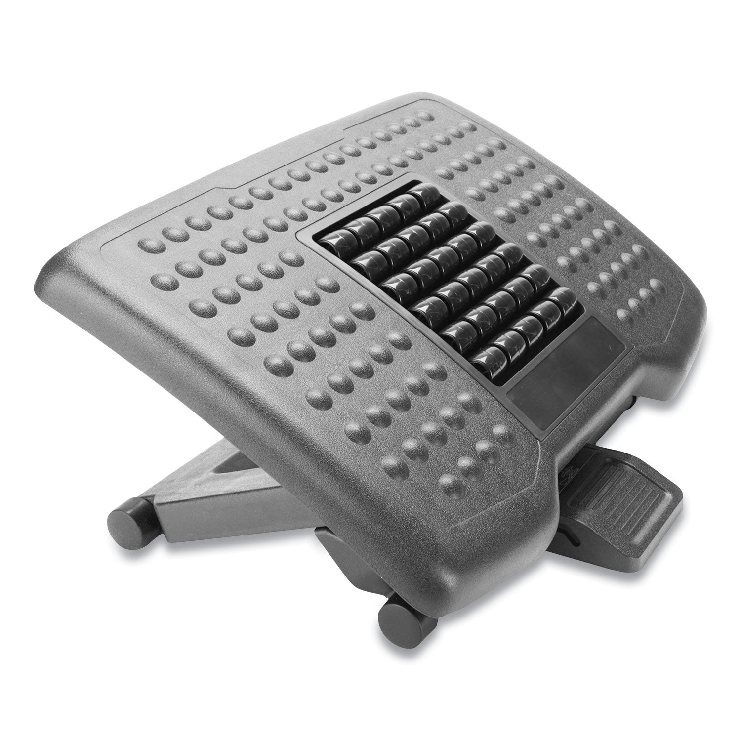 adjustable-height-footrest-with-rollers-for-massage-18w-x-14d-x-425h-black_emsftrollblk - 2