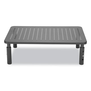 adjustable-rectangular-monitor-stand-14-x-9-x-325-to-525-black-supports-44-lbs_ems4legmetblk - 4