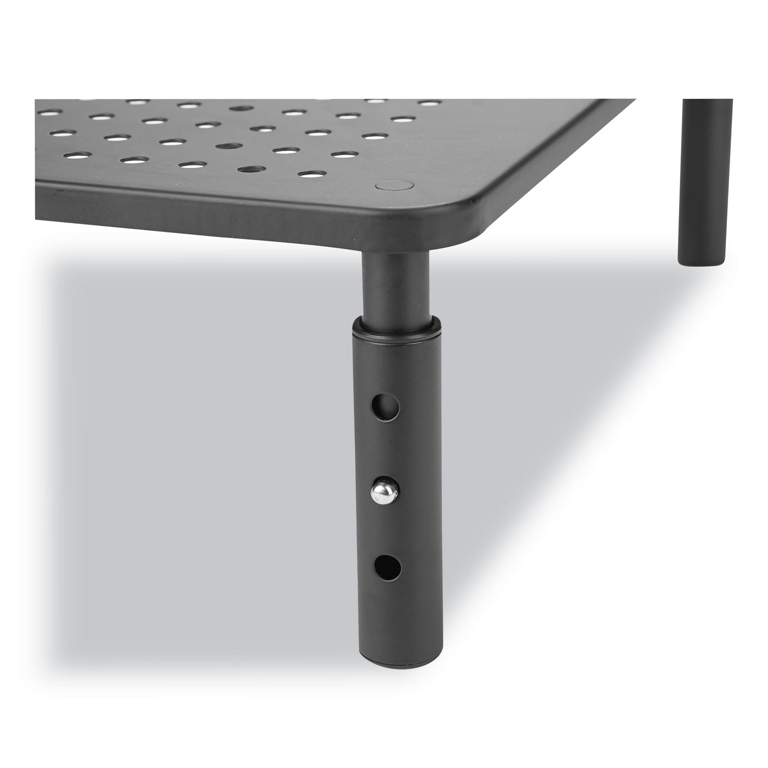 adjustable-rectangular-monitor-stand-14-x-9-x-325-to-525-black-supports-44-lbs_ems4legmetblk - 5