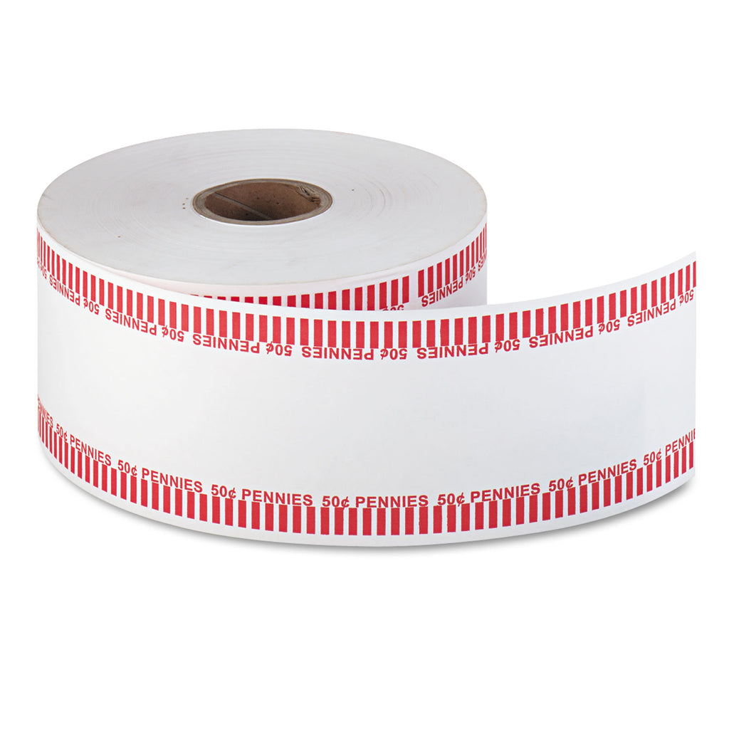 Automatic Coin Rolls, Pennies, $.50, 1900 Wrappers/Roll - 