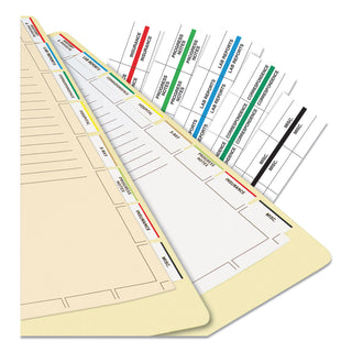 Medical Chart Index Divider Sheets, Untabbed, 11 x 8.5, Manila, 400/Box - 