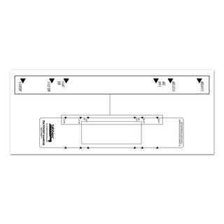 File Pocket Handles, 9.63 x 2, White, 4/Sheet, 12 Sheets/Pack - 