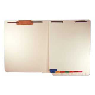 Bottom Tab Medical Chart Divider Sets, 8-Tab, Assorted Medical, 11.38 x 8.5, Manila, 40 Sets - 