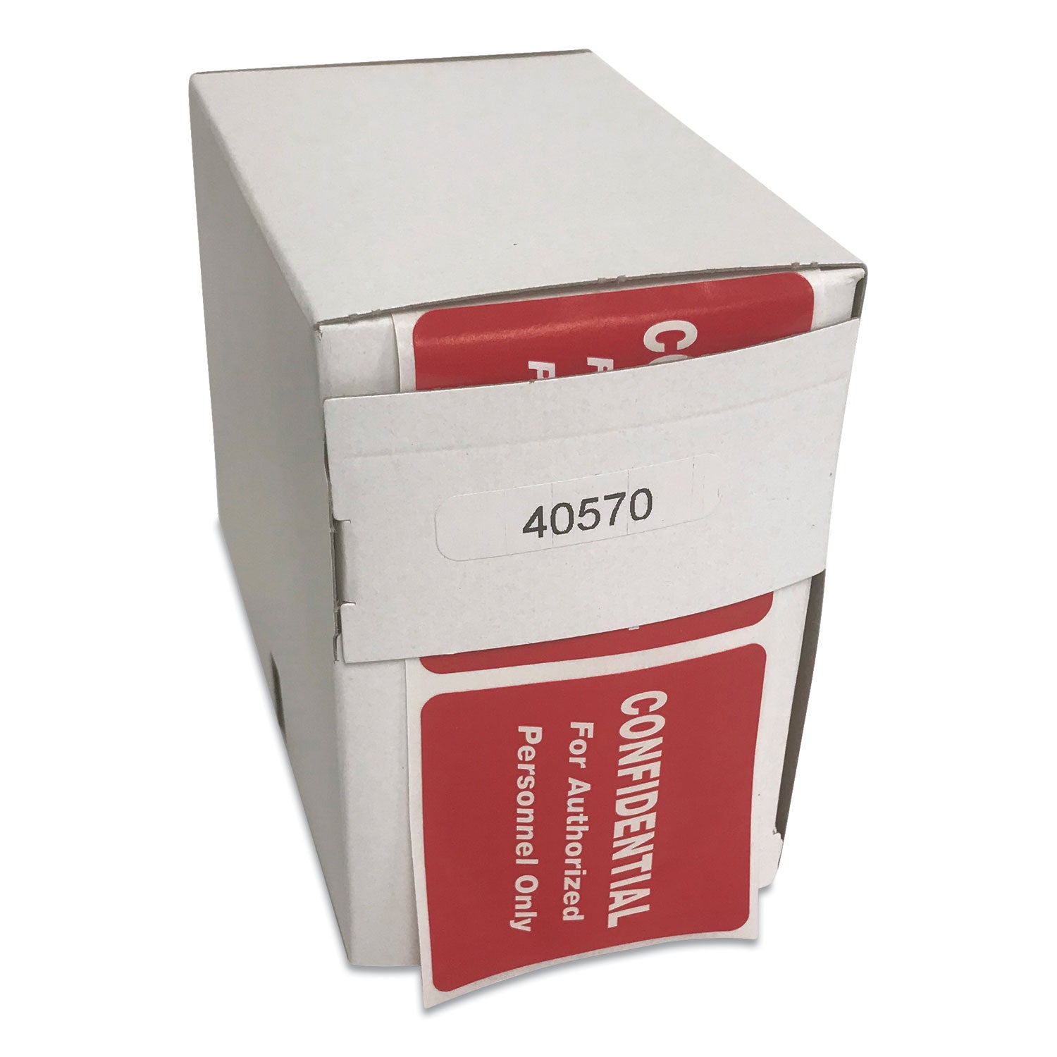 HIPAA Labels, CONFIDENTIAL For Authorized Personnel Only, 2 x 2, Red, 500/Roll - 