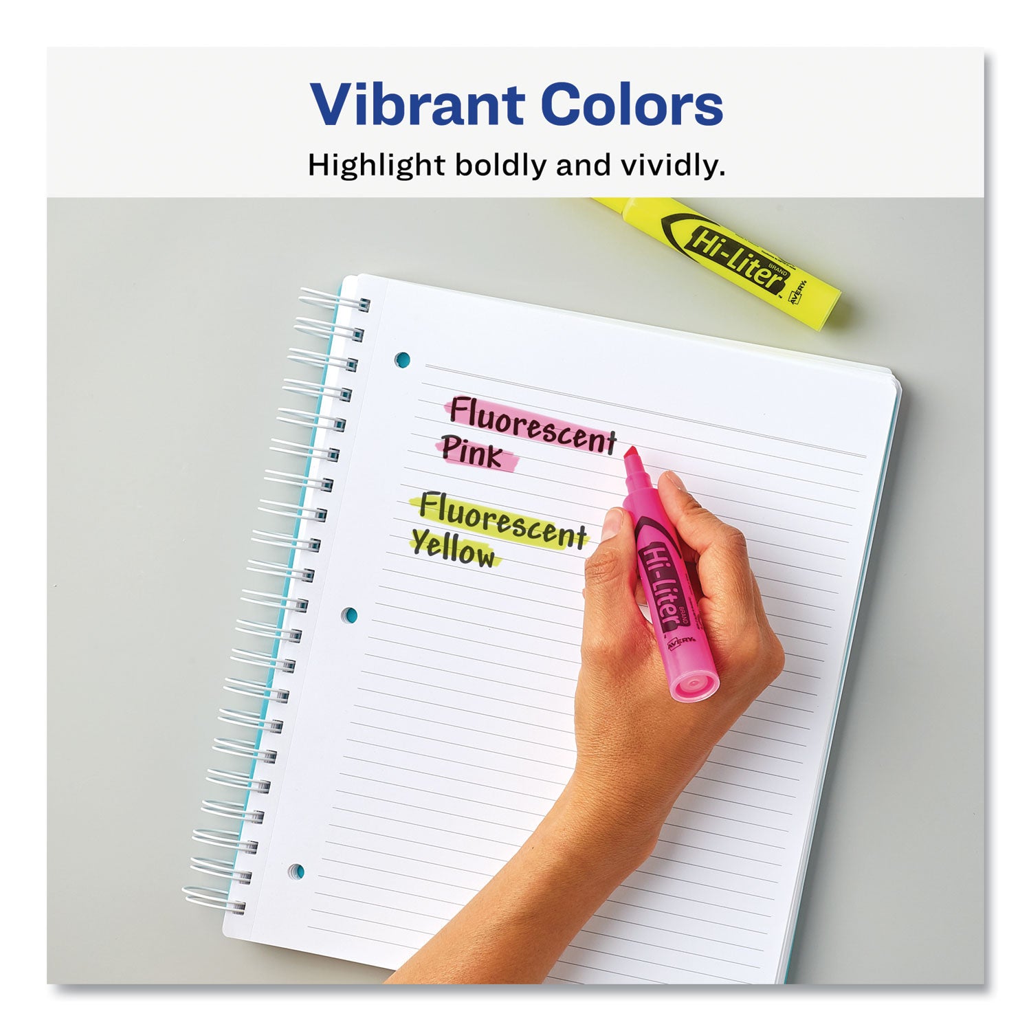 HI-LITER Desk-Style Highlighter Value Pack, Assorted Ink Colors, Chisel Tip, Assorted Barrel Colors, 24/Pack