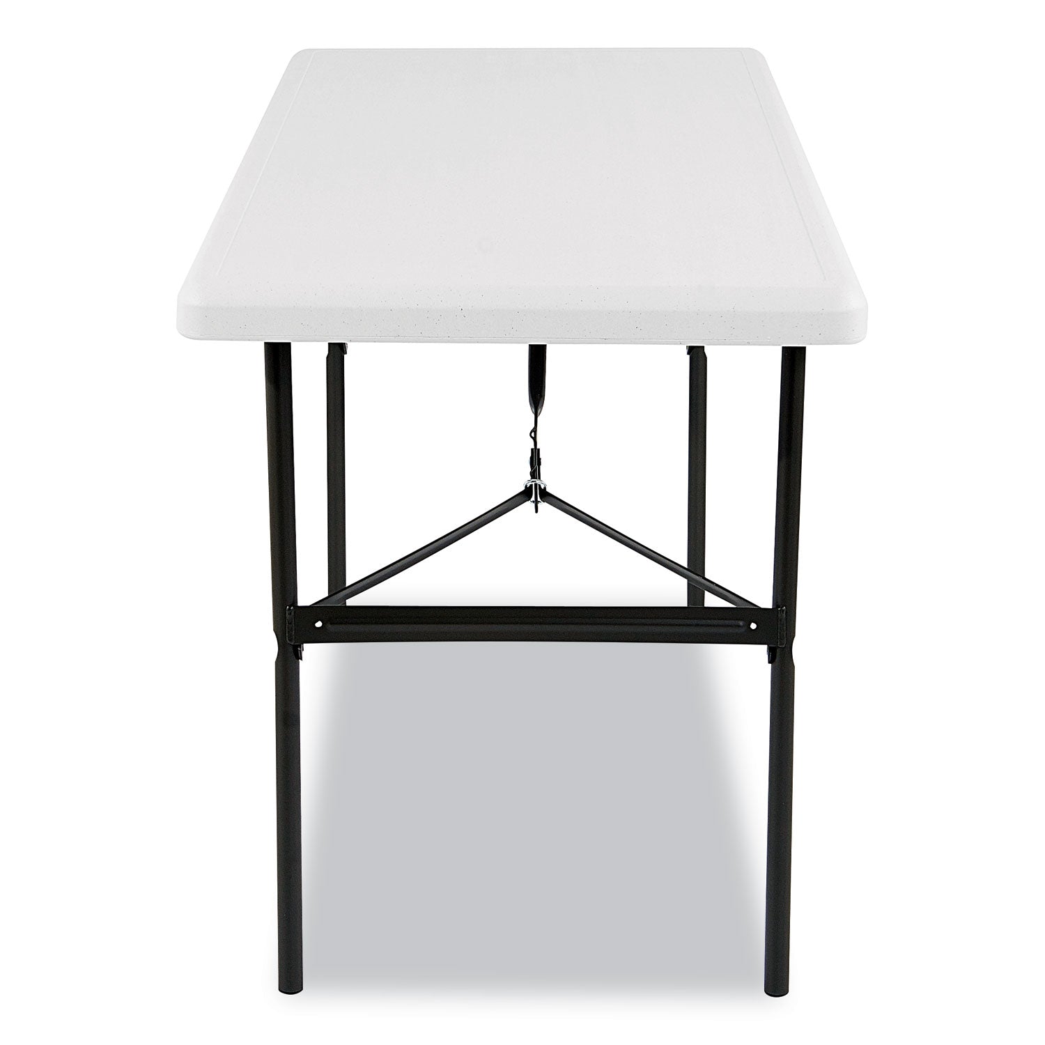 IndestrucTable Classic Folding Table, Rectangular, 48" x 24" x 29", Platinum - 