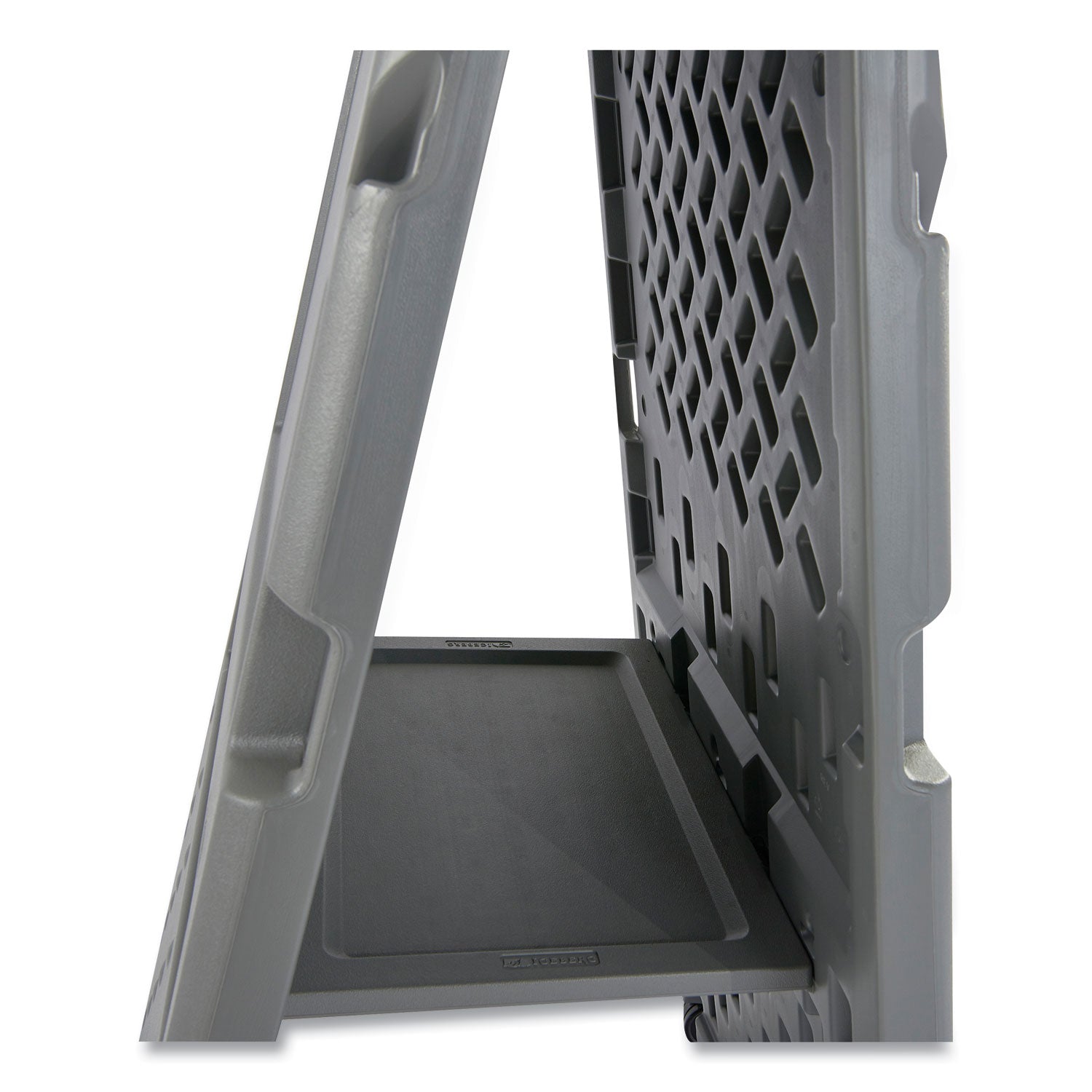 Ingenuity Presentation Flipchart Easel with Dry Erase Surface, 33 x 28, 73" Tall Easel, Charcoal Polyethylene Frame