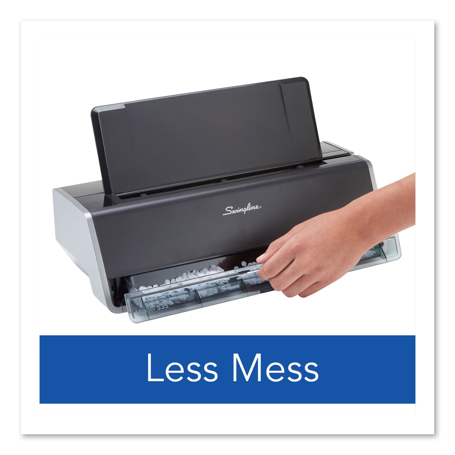 28-Sheet Commercial Electric Three-Hole Punch, 9/32" Holes, Black/Silver