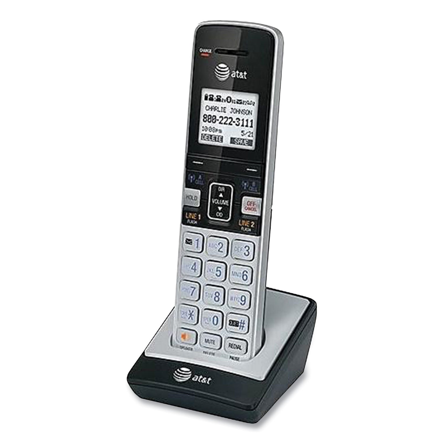 tl86003-cordless-telephone-handset-for-the-tl86103-system-silver-black_atttl86003 - 2