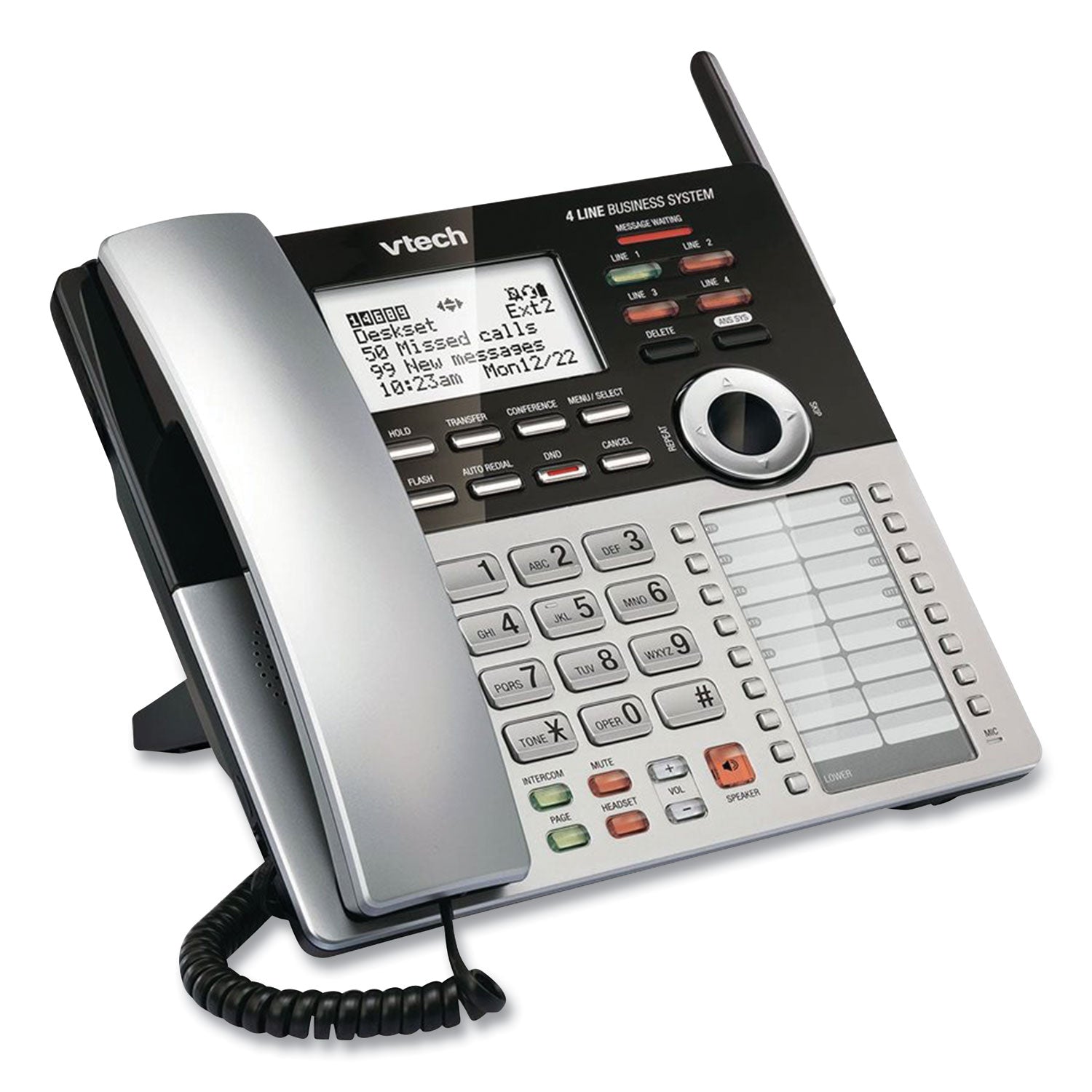 cm18245-four-line-business-system-extension-deskset-for-use-with-vtech-cm18445_vtecm18245 - 3