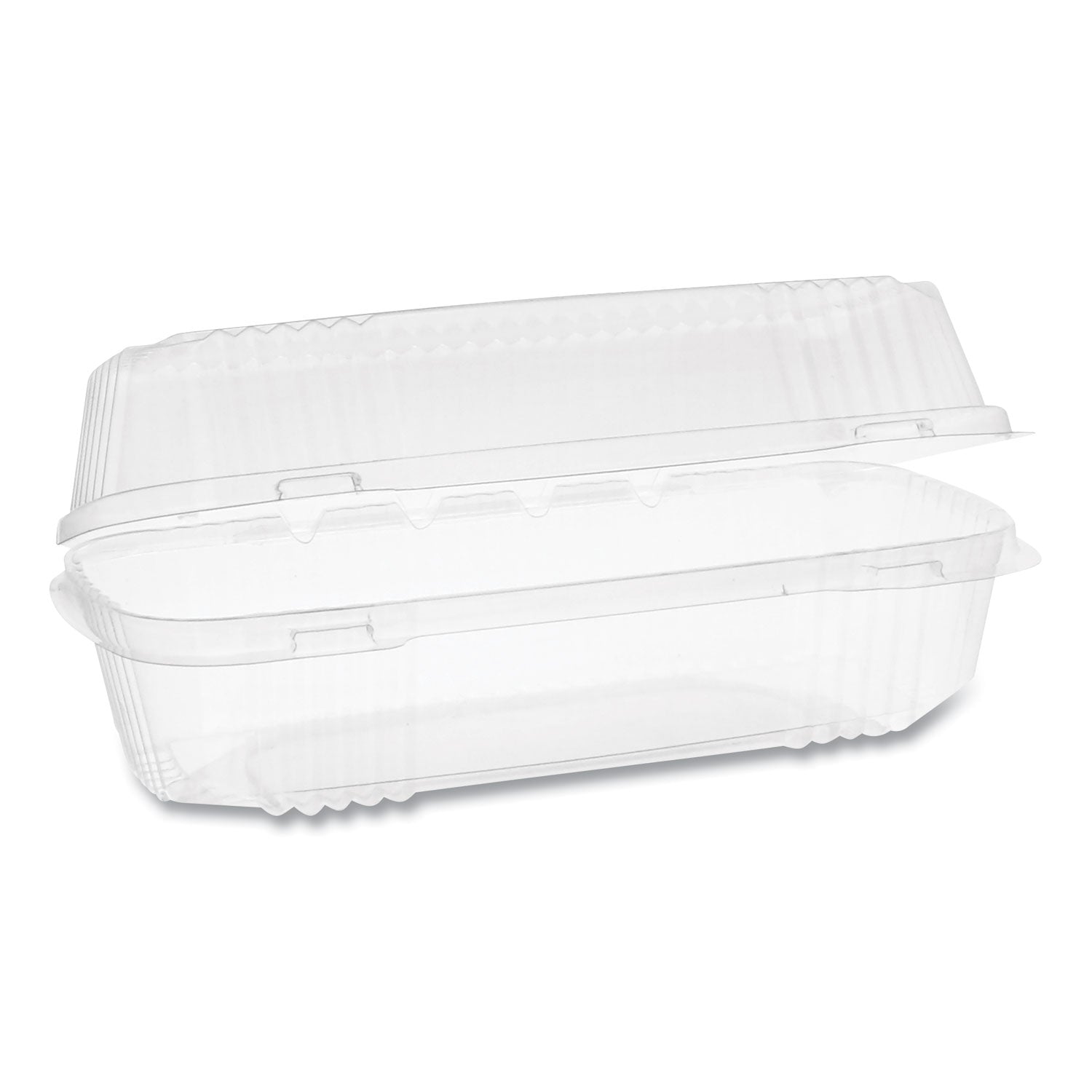 clearview-smartlock-hinged-lid-container-hoagie-container-27-oz-925-x-45-x-3-clear-plastic-250-carton_pctyci81049 - 1