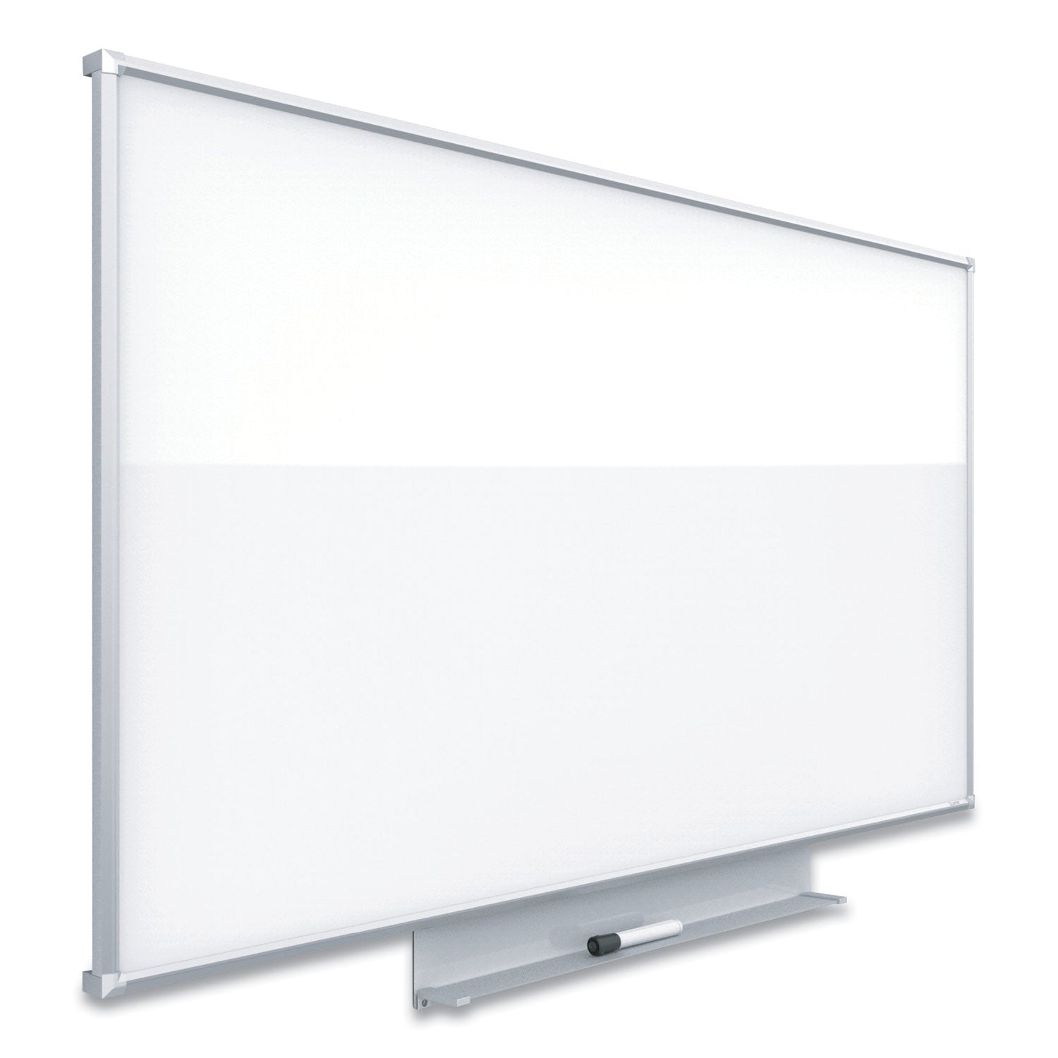 Porcelain Dry Erase Boards, Widescreen, 72 x 48, White Surface, Aluminum Frame - 