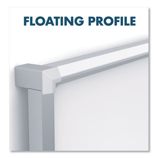 Porcelain Dry Erase Boards, Widescreen, 72 x 48, White Surface, Aluminum Frame - 
