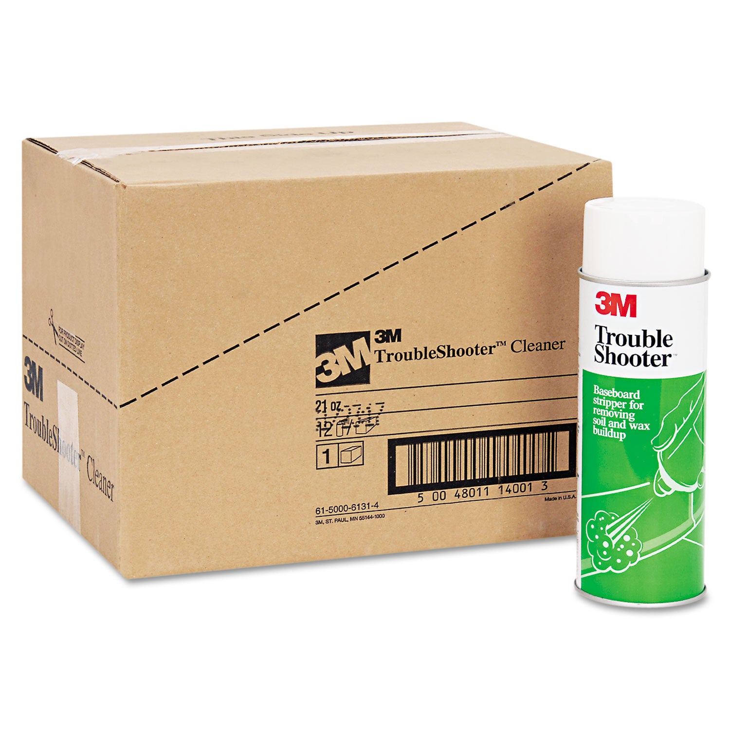 TroubleShooter Baseboard Stripper, 21 oz Aerosol Spray, 12/Carton - 