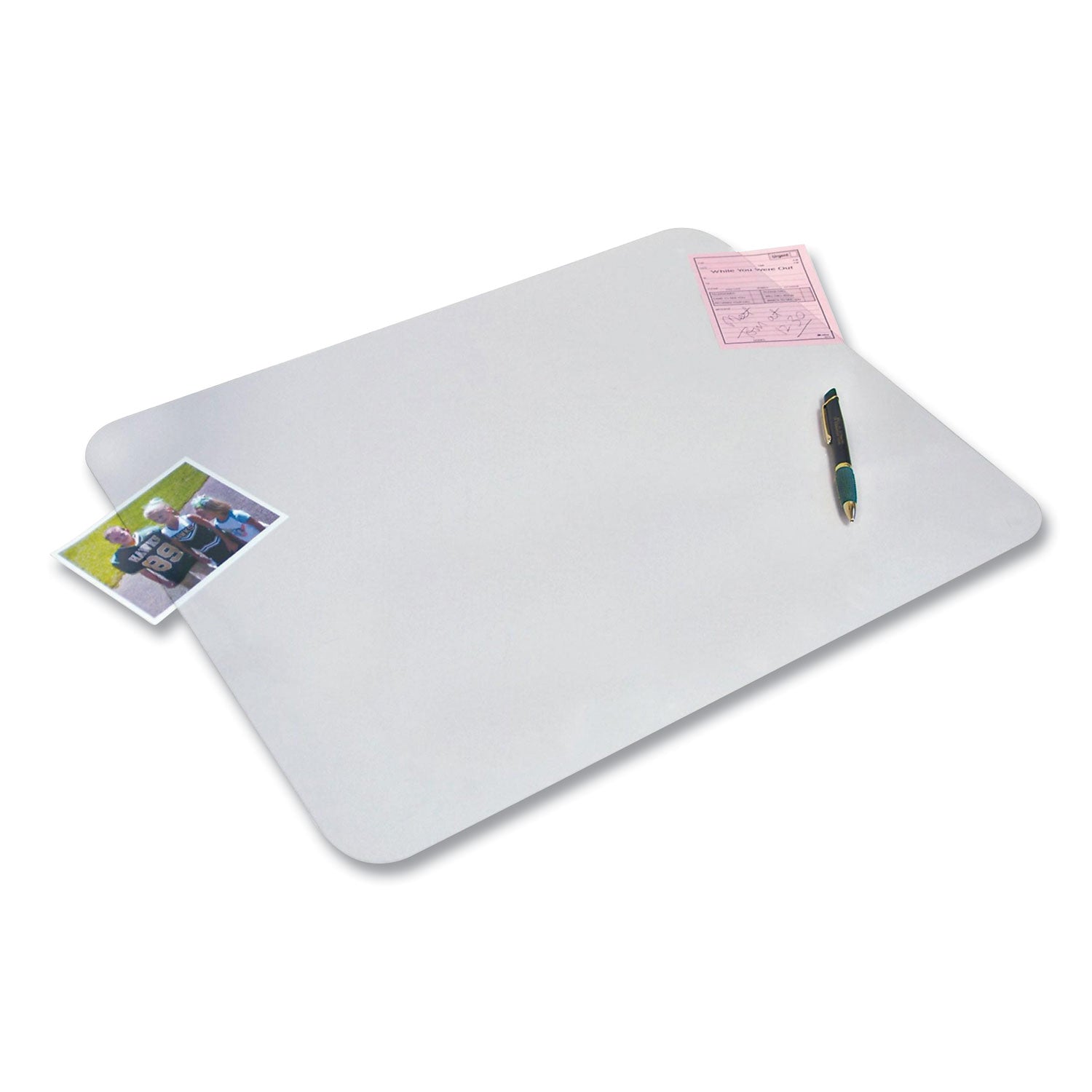 krystalview-desk-pad-with-antimicrobial-protection-17-x-12-frosted-finish-clear_aop60740m - 2