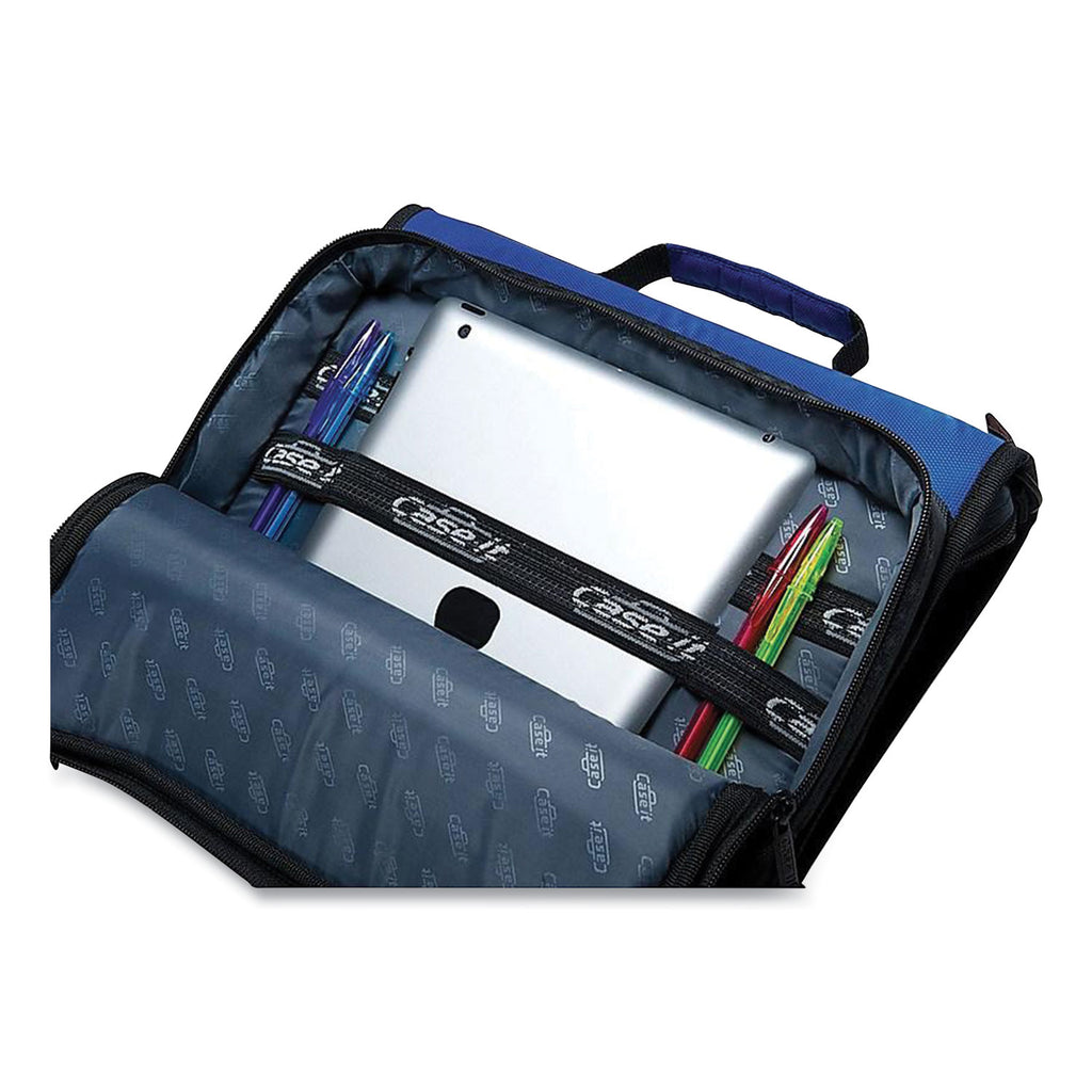 Universal Zipper Binder, 3 Rings, 2" Capacity, 11 x 8.5, Black