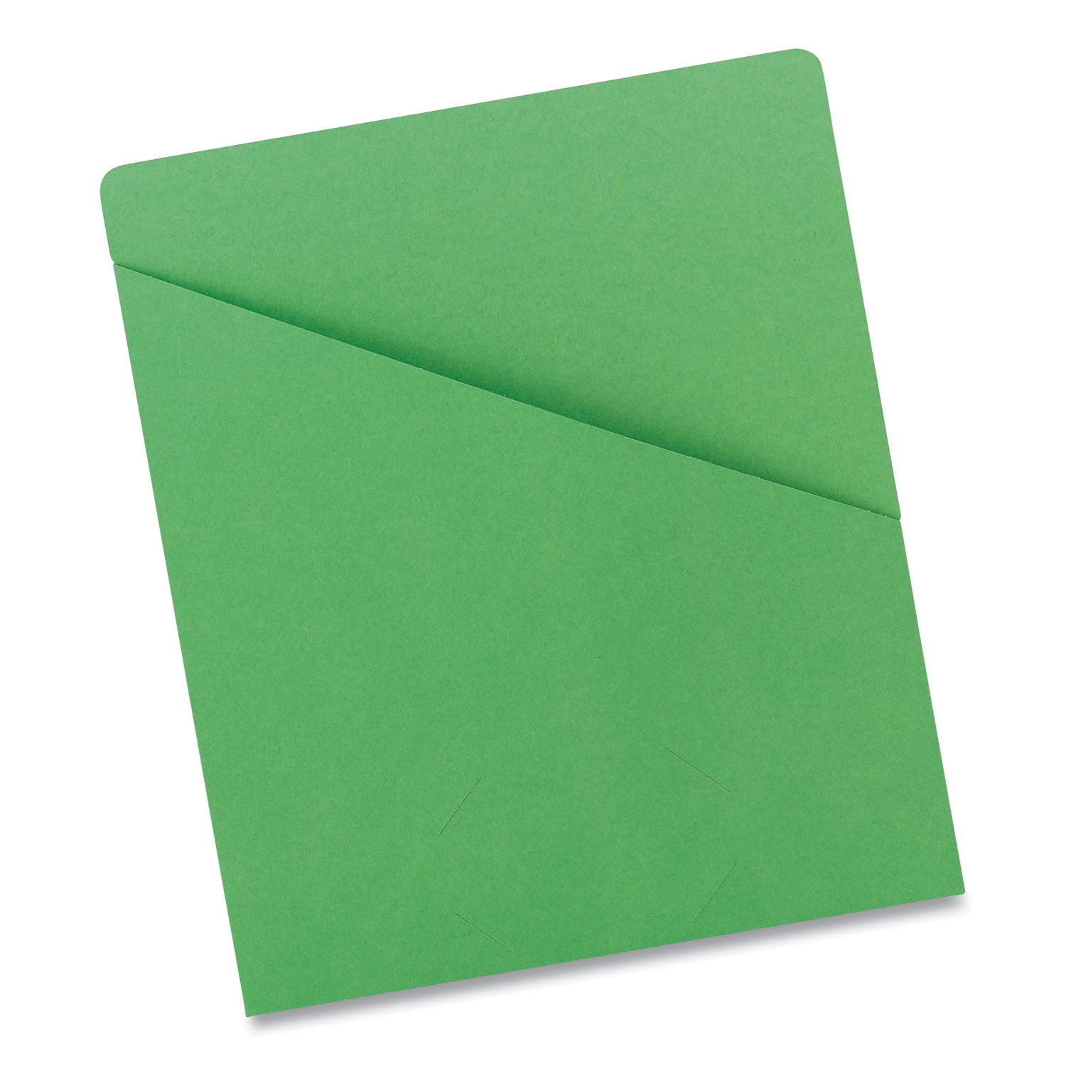 File Jackets, Letter Size, Green, 25/Pack - 