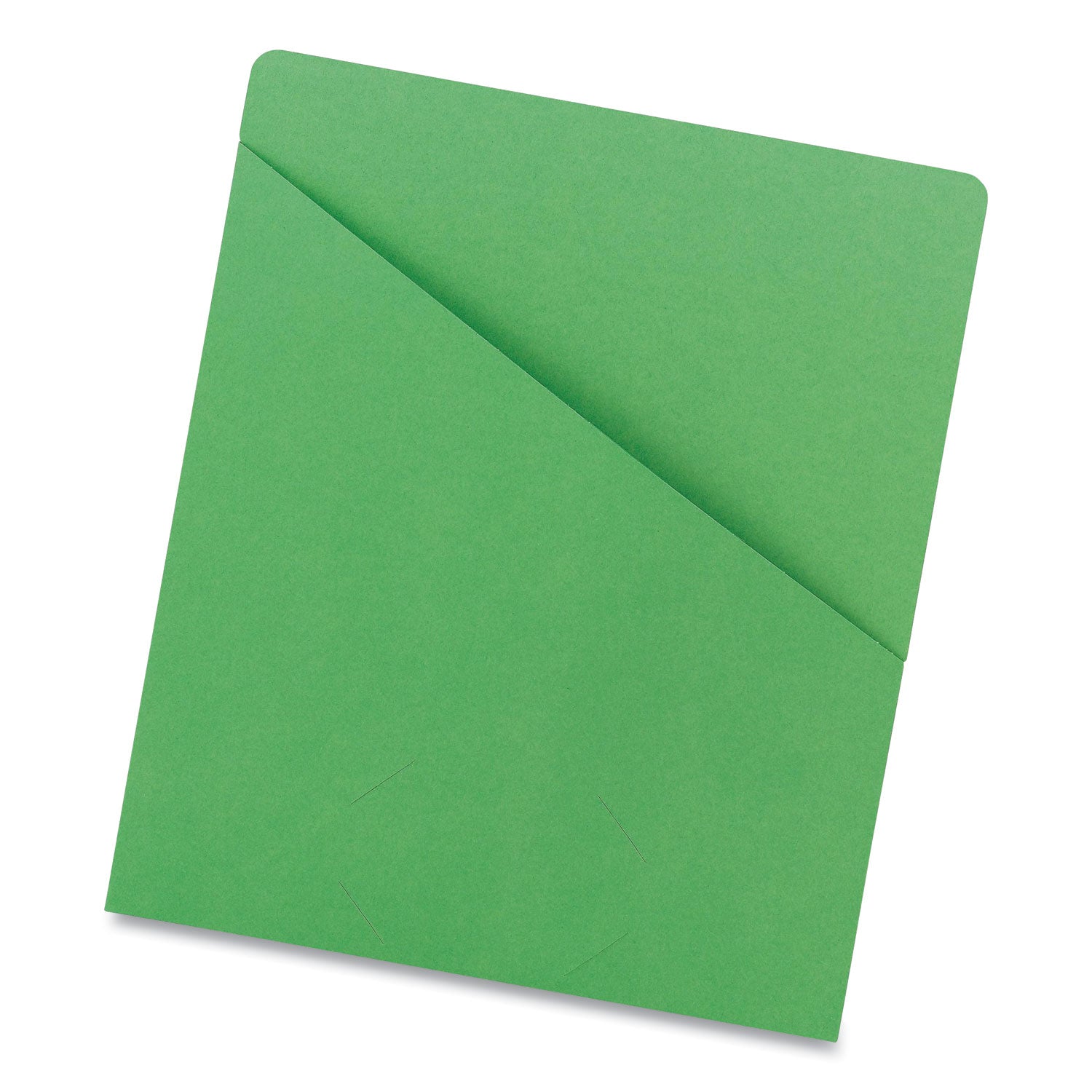 File Jackets, Letter Size, Green, 25/Pack - 