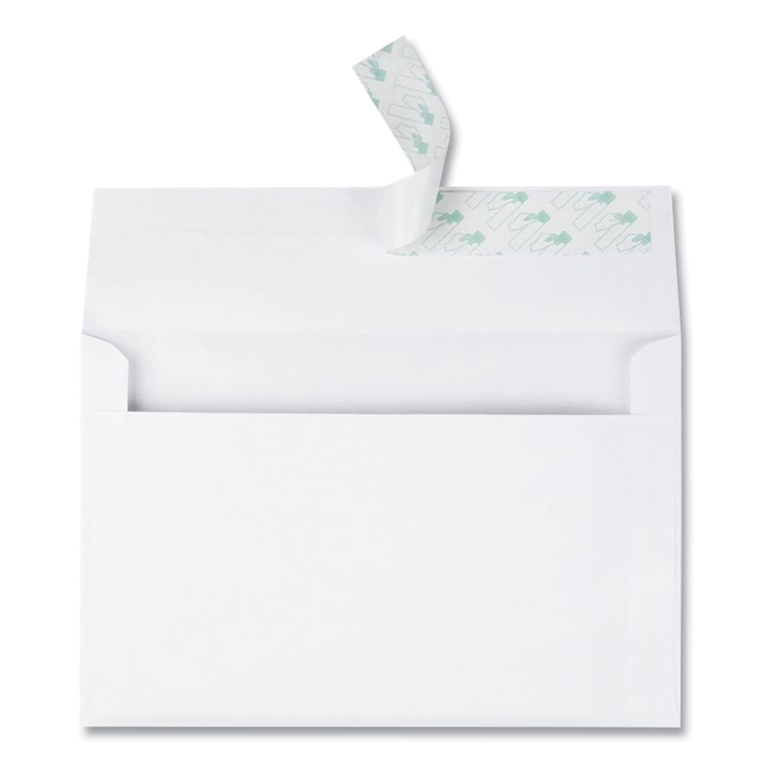 Quality Park A9 Greeting Card Envelopes with Self Seal Closure - Announcement - 5 3/4" Width x 8 3/4" Length - 24 lb - Peel & Seal - 100 / Box - White