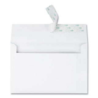 Quality Park A9 Greeting Card Envelopes with Self Seal Closure - Announcement - 5 3/4" Width x 8 3/4" Length - 24 lb - Peel & Seal - 100 / Box - White
