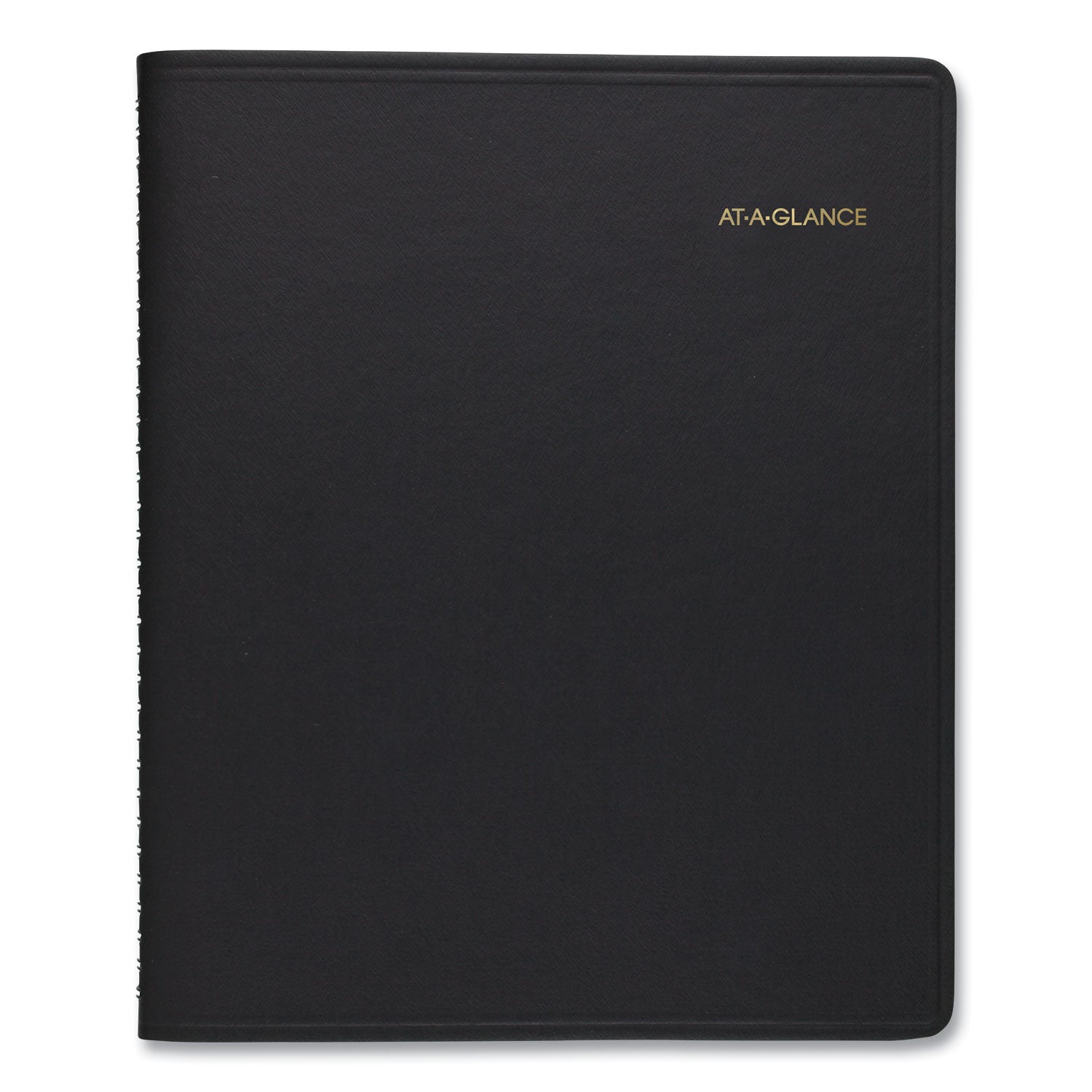 Monthly Planner, 8.75 x 7, Black Cover, 12-Month (Jan to Dec): 2024 - 
