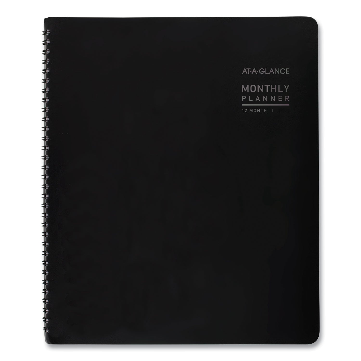 Contemporary Monthly Planner, Premium Paper, 11 x 9, Black Cover, 12-Month (Jan to Dec): 2024 - 3