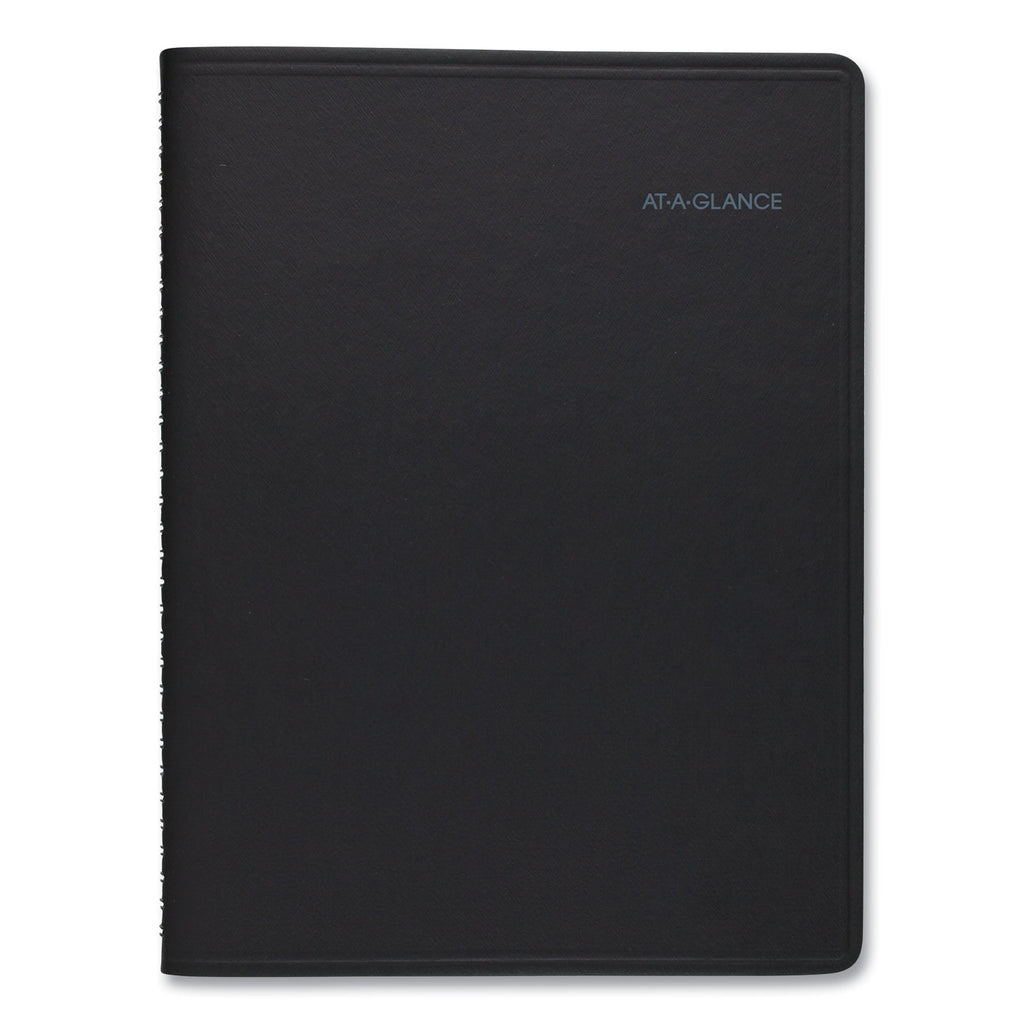 QuickNotes Weekly/Monthly Planner, 10 x 8, Black Cover, 13-Month (July to July): 2023 to 2024