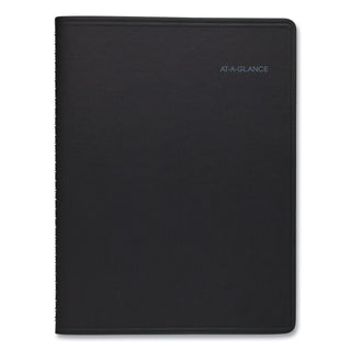 QuickNotes Weekly/Monthly Planner, 10 x 8, Black Cover, 13-Month (July to July): 2023 to 2024