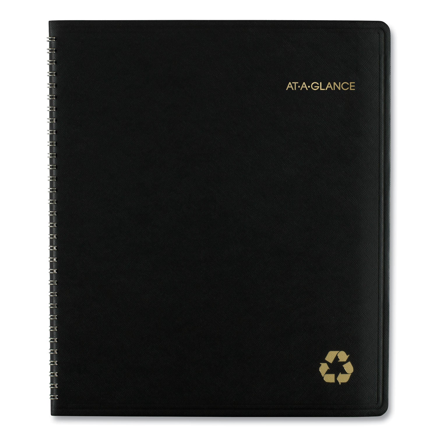 Recycled Monthly Planner, 11 x 9, Black Cover, 13-Month (Jan to Jan): 2024 to 2025 - 